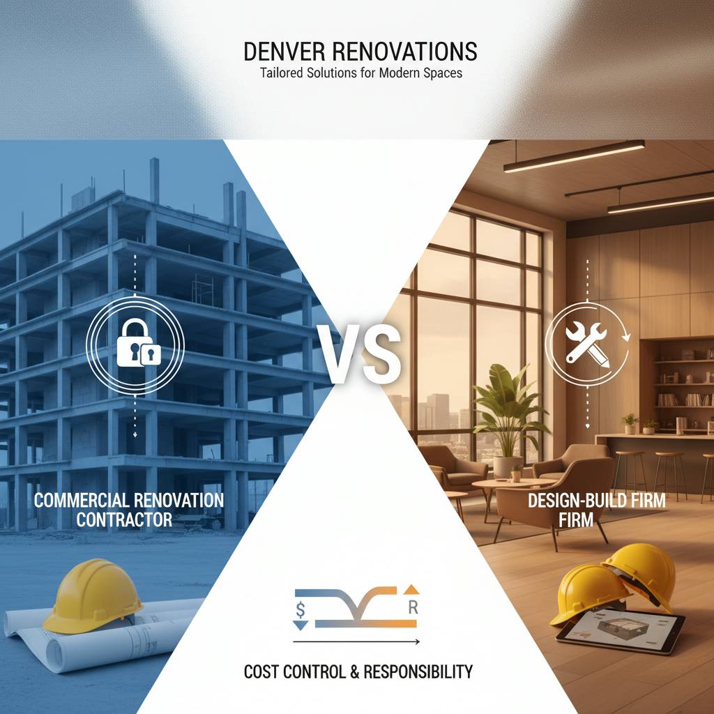 How cost control and responsibility differ between the two models