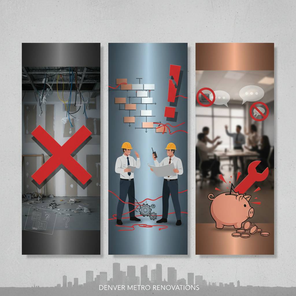 Project management, sequencing, and communication failures